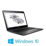 Laptop Touchscreen HP ZBook 14U G4, i7-7500U, 16GB DDR4, SSD, FHD, Win 10 Home